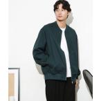 「NANO universe」 ライダースジャケット L ダークグリーン メンズ