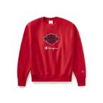 「Champion」 長袖Tシャツ LARGE レッド系その他 メンズ