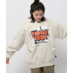 「Fishs Eddy」 スウェットカットソー MEDIUM ライトグレー レディース