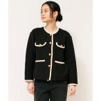 「Johnbull」 ノーカラージャケット SMALL ブラック レディース