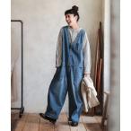 「soulberry」 デニムパンツ 4L ブルー レディース