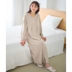 マタニティ フライスネグリジェ　ワンピースパジャマ/マタニティパジャマ（マタニティ/ 妊婦服）授乳楽々 妊婦服 産前・産後対応