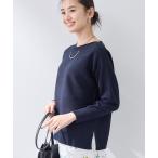 ニット セーター 「洗える／キレイ色」体型カバー無縫製ニット レディース