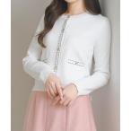 カーディガン 2026春夏新作 ステッチ配色ミラノカーディガン レディース