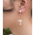 イヤリング スウェイパールイヤリング レディース
