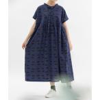 ワンピース リネンコットンダブルドット2wayジャンスカワンピース