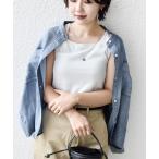 タンクトップ ノースリーブ 「手洗い可能」ラメ 2WAY ノースリーブ プルオーバー レディース