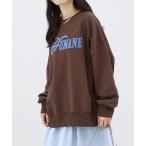 tシャツ T/C裏毛フロッキーロゴプルオーバー レディース