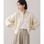 カーディガン 前後2WAY軽量メッシュ編ニットカーディガン レディース