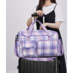  сумка "Boston bag" [26 год весна лето новый продукт ][ большая вместимость ] в клетку путешествие Carry on сумка "Boston bag" женский мужской 