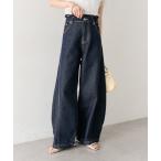  широкий брюки джинсы Denim Denim брюки [ новый цвет NVY*BRN*BLU2/3 размер развитие ] barrel BIG Denim женский 