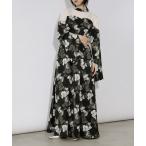 「Ezick」 長袖ワンピース FREE