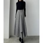 「Louere」 スカート SMALL グレー レディース