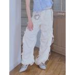 「FURFUR」 カーゴパンツ 1 ホワイト レディース