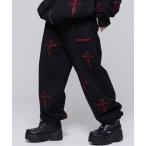 [REFLEM] тренировочный брюки FREE черный × красный женский 