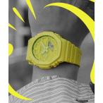 「G-SHOCK」 アナログ腕時計 FREE イエロー メンズ