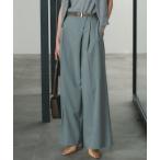 パンツ アシメデザインワイドパンツ レディース