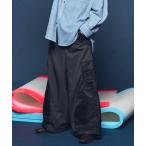  брюки-карго [UNISEX]Different Material Docking Prime-Wide Field Pants/ необычность материалы do King pra 