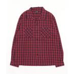 ショッピングschott 「schott」 長袖シャツ M レッド メンズ