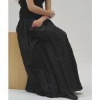 スカート Silky Waist Shirring Skirt