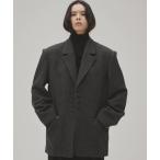 ジャケット テーラードジャケット Wool100% Over Jacket レディース