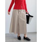 スカート トレンチフレアスカート