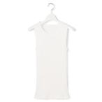 タンクトップ ノースリーブ オーガニックリブ タンクトップ レディース