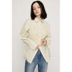 ブラウス シャツ BUSTIER LAYERED GATHER SH ビスチェレイヤードギャザーシャツ 春服 レディース