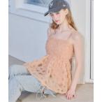 キャミソール ボリュームチュールキャミ　659558