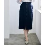 スカート ソフトツイル両ポケタイトスカート