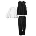  выставить [3 позиций комплект ]IEDIT жемчуг способ узор ... изысканный блестящий 3 пункт ko-tineito комплект [ черный ] женский 