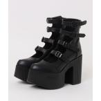 パンプス 「YOSUKE」厚底4ストラップチャンキーヒールメリージェーン 2601186