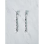 イヤリング メタルボールチャームイヤリング レディース