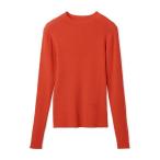 ニット セーター ハイネックハイゲージシアーリブニット レディース