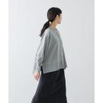 カーディガン ハイツイストコットンワイドカーディガン レディース