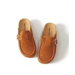 サンダル MINNETONKA（ミネトンカ） / 本革 スエード クロッグシューズ BUCKLE CLOG レディース