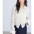 ブラウス シャツ シャーリングアソートシャツ レディース
