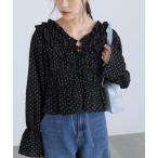 ブラウス シャツ アソート前後２ＷＡＹフリルブラウス レディース