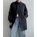 モッズコート コート デニム切り替えモッズコート レディース