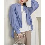 ブラウス シャツ 「雑誌InRed4月号掲載」ドロストロングテールシャツ「親子コーデ」 レディース