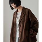 ジャケット テーラードジャケット スエードジャケット 637616 レディース