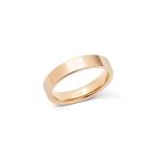 指輪 リング Line Ring Polished 4.5MM ポリッシュ仕上げ ローズゴールド／ゴールド／シルバー レディース メンズ