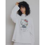 tシャツ HELLO KITTY×Ameri DAMAGE LONG TEE レディース