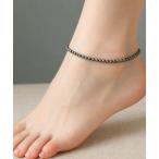 アンクレット 高純度 テラヘルツ アンクレット 鏡面多面カット 4mm レディース メンズ