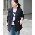 ジャケット テーラードジャケット 4B ダブルブレステッドジャケット レディース