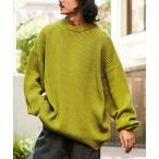 [FREAK'S STORE] длинный рукав вязаный MEDIUM светло-зеленый мужской 