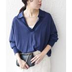 「SHIPS any」 長袖ニット ONE SIZE ネイビー レディース