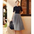 「DRESSTERIOR」 半袖ワンピース 36 ブラック レディース