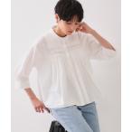 「OPAQUE.CLIP」 7分袖ブラウス 38 ホワイト レディース