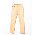 「Abercrombie&Fitch」 デニムパンツ L イエロー メンズ